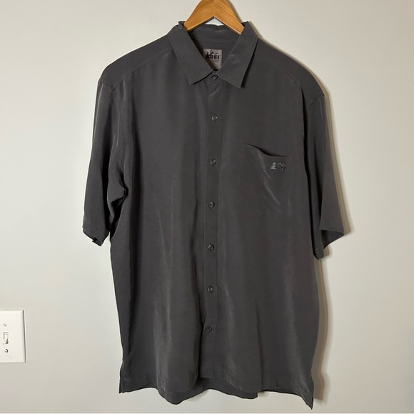 REI Other - REI Men’s Dark Grey Button Down Shirt